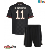 Camiseta Bayern Munich Nicolas Jackson #11 Tercera Equipación para niños 2025-26 manga corta (+ pantalones cortos)